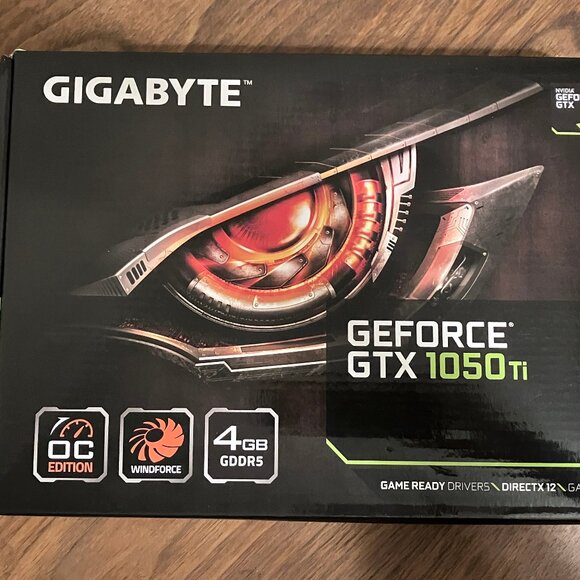 Gigabyte GeForce GTX 1050 Ti OC Video Card GPU HDMI, $350 @new - Picture 3 of 16